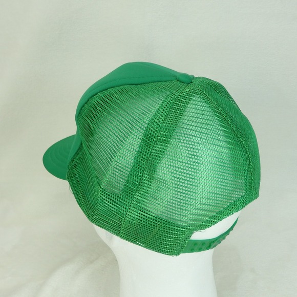 Vintage San Sun Mesh Trucker Hat Green Washington Town Mutual Snapback Mesh Cap - Picture 3 of 10